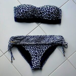 NWOT Stella McCartney mixed print bikini swimsuit